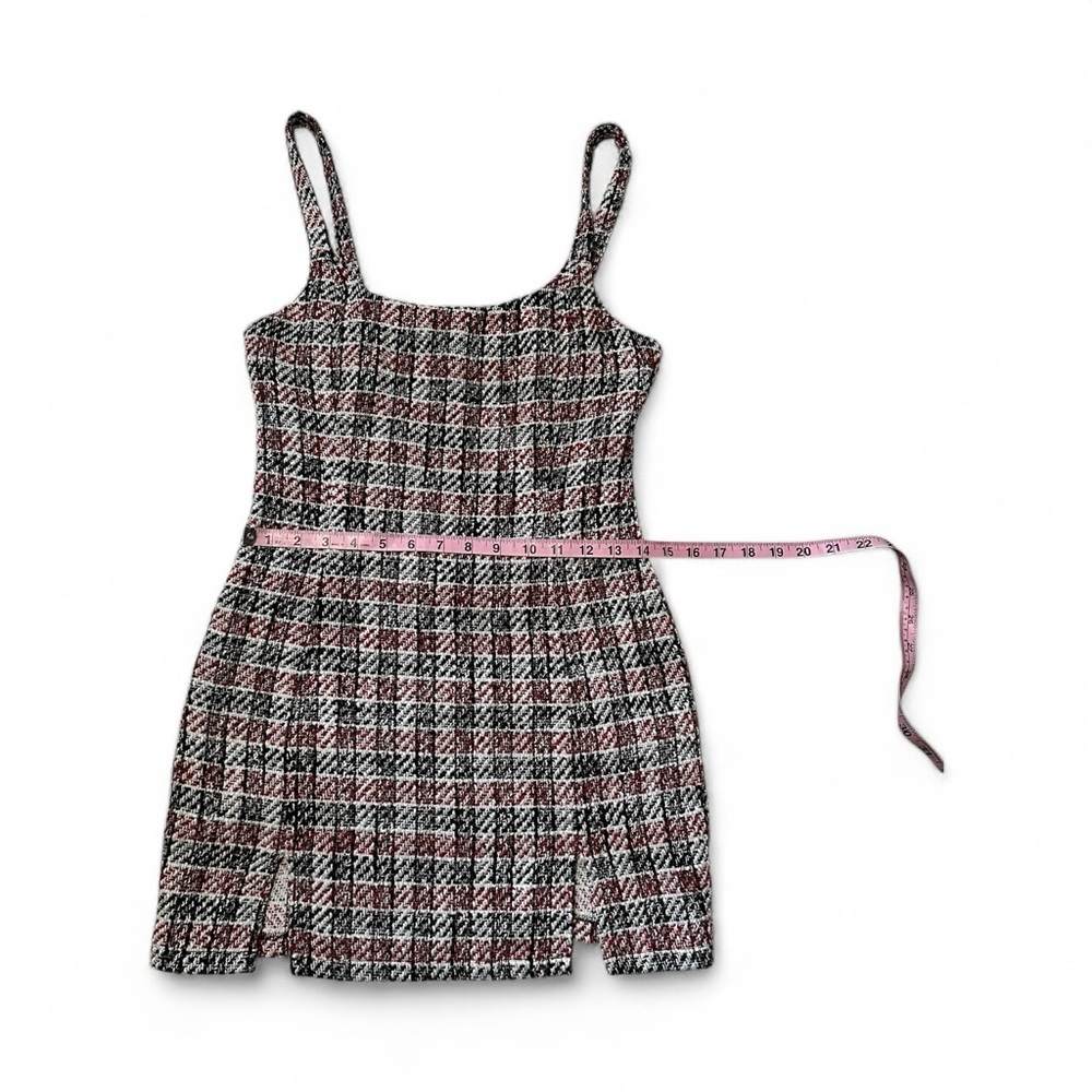 Stylish Plaid Mini Dress - Picture 5 of 10